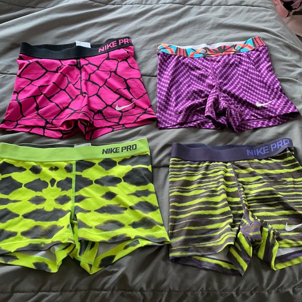 Nike pro athletic shorts
